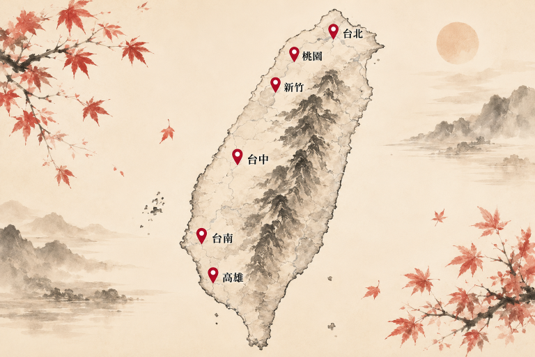 台灣包養城市地圖－台北新竹桃園台中高雄台南六大城市行情與特色
